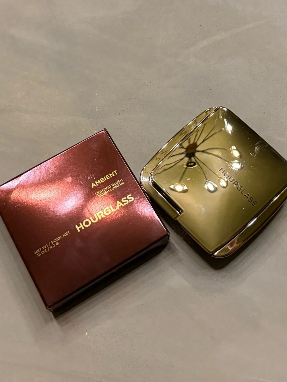Hourglass Ambient Lighting Blush — At Night